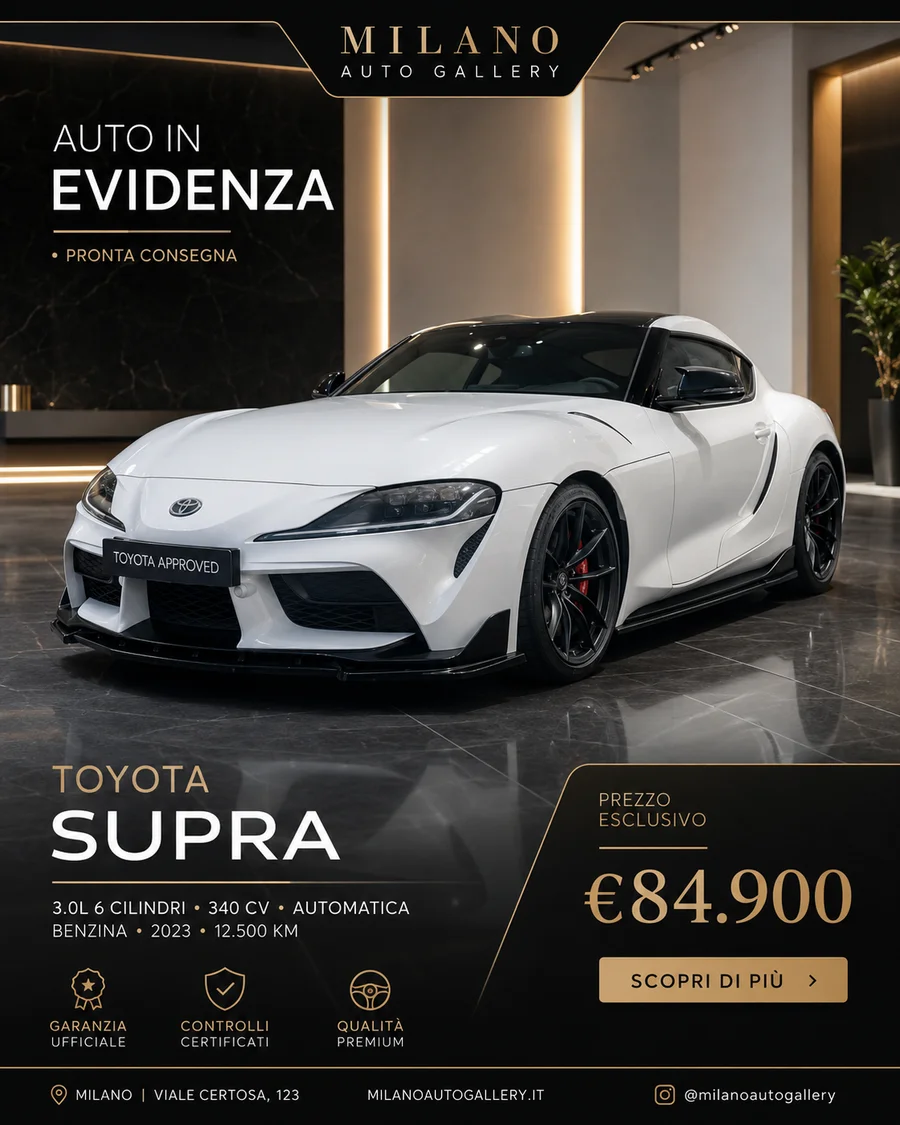 Annuncio auto professionale